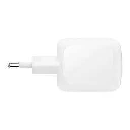 Зарядний пристрій мережевий Belkin 67Вт 2хUSB-С GAN PD PPS, кабель USB-С > USB-C, 2м, білий - мініатюра 4