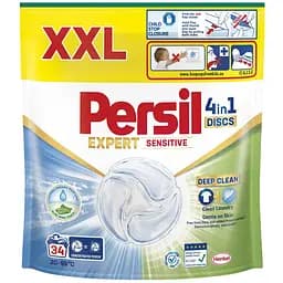 Диски для прання Persil Expert Deep Clean Sensitive 4 in 1 Discs 34 цикли прання