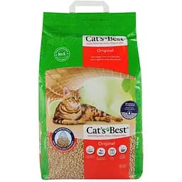 Наполнитель Cat's Best Original для кошек древесный 20 л/8.6 кг