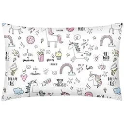 Набір наволочок Cosas Unicorn & sweets 40х60 см сірий (SetPillow_UnicornSweet_Grey_40х60) - мініатюра 1