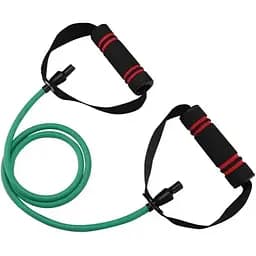 Трубчастий еспандер U-Power Latex resistance tube для фітнесу з ручками 20LB Green 9 кг (UP_1001_20LB_Green)