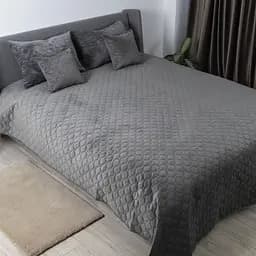 Покривало ТЕП Velour 240х260 см сіре (4-00518_22394) - мініатюра 7