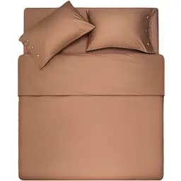 Простыня Ardesto Mix & Match сатин 180х240 см коричневая (ART1824FSH)