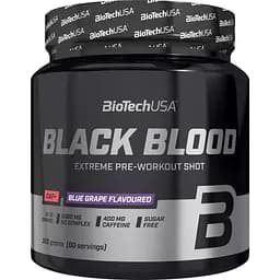 Передтренік BiotechUSA Black Blood CAF+ Blue grape 300 г