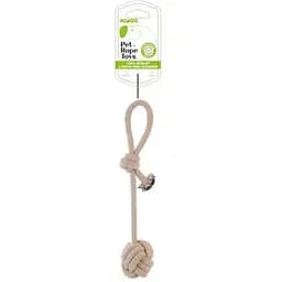 Игрушка для собак Aidog плетеный мяч на шнурке 40 см 