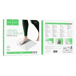Ваги на підлогу HOCO HI20 Weight scale White 6942007624114 - мініатюра 5
