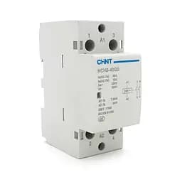 Контактор CHINT NCH8-40/20 AC24V,40А, 7.5kW, 2NO, на DIN-рейку, 85*65,5*36мм