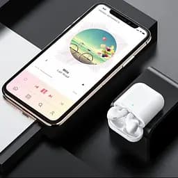 Бездротові сенсорні навушники вкладки Bluetooth v5.1 TWS Hoco EW02 Plus із зарядним кейсом - мініатюра 6