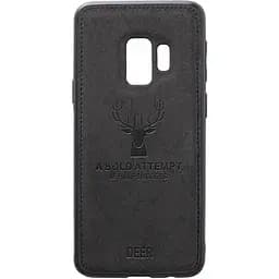 Чохол-накладка Toto Deer Shell With Leather Effect Case Samsung Galaxy S9 Black