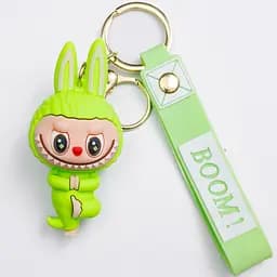 Брелок для ключів Лабубу Lime Green Yoga 4*8 см Yiwu HP-55-16GR