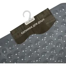Килимок для душу трикутний Eco Fabric Сфери 72х51 см сірий (7251-001) - мініатюра 5