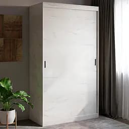 Шафа-купе дводверна Еверест Соната 1400 140х60х217 см Дуб Крафт Білий (DTM-2731)