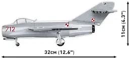 Конструктор СОВІ винищувач LIM1 Polish Air Force 1952 5822 - мініатюра 4