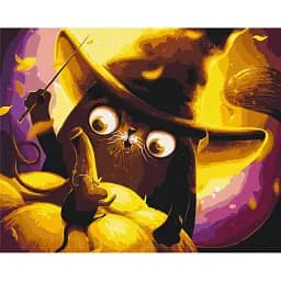 Картина за номерами Brushme Котик Чарівник ©Маріанна Пащук 40x50 см