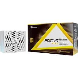 Блок живлення Seasonic FOCUS GX-750 750W ATX 3.1 80+ Gold White (FOCUS-GX-750-ATX31-WHITE) - мініатюра 11