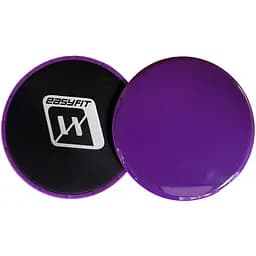 Диски для глайдинга EasyFit фиолетовые (пара) (EF-1425-V)