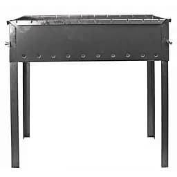 Мангал Силумін портативний на 10 шампурів