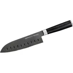 Кухонный нож Samura Mo-V Stonewash Сантоку 180 мм (SM-0094B)