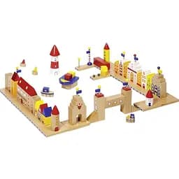 Конструктор дерев’яний Goki Моя маленька гавань, 73 елемента (58860G)