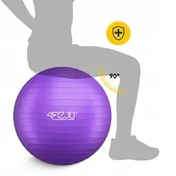 М'яч для фітнесу (фітбол) 4FIZJO 85 см Anti-Burst Violet (P-5905973404846) - мініатюра 4