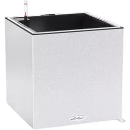 Вазон Lechuza Canto Stone 40 low LED кварцовий білий (13697)