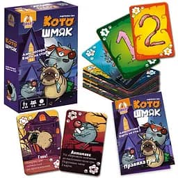 Настільна розважальна гра "Котошмяк" Vladi Toys VT8077-01, 100 карток - мініатюра 2