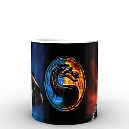 Кухоль GeekLand Mortal Kombat Мортал Комбат дракон MK.02.01 330 мл білий - мініатюра 3