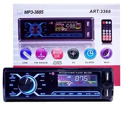 Автомагнитола MP3 3885 ISO 1DIN