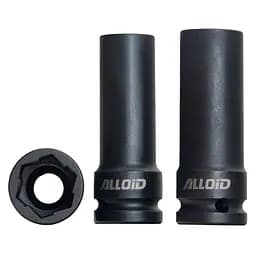 Ударні головки Alloid для пошкоджених болтів і гайок 1/2" (NUG-2503) - мініатюра 2