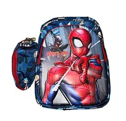 Рюкзак C 65139 пластикова вставка, пенал, регульовані лямки, 2 відділи, в пакеті (6900067651396) Людини-павук Вид 5