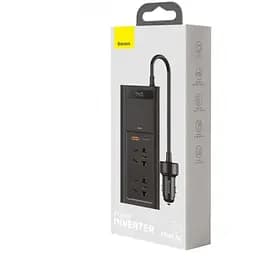 Автомобільний інвертор Baseus In-car Inverter 150W (220V CN/EU) Black - мініатюра 5