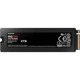 Накопичувач SSD M.2 2280 2TB 990 PRO with Heatsink Samsung (MZ-V9P2T0CW) - мініатюра 2