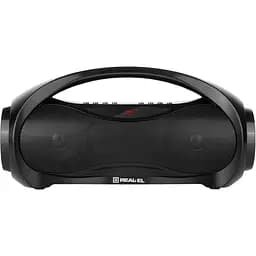 Портативна Bluetooth колонка бумбокс Real-El X713 Black