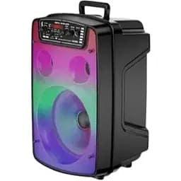 Портативна колонка XPRO OTY-808 валіза 10Вт USB SD FM радіо Bluetooth 1 мікрофон ДУ (MER-15705)