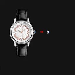 Жіночий класичний годинник Skmei 9159 Elegant (Чорний) - мініатюра 4