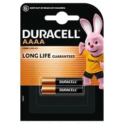 Батарейка AAAA спеціальна лужна LR8D425 1,5V, 2 шт. в упаковці Duracell (5007466) - мініатюра 2