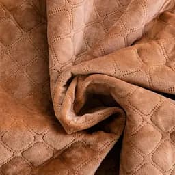 Покривало ТЕП Velour ромб круглий 210х150 см кавове (4-00515_22387) - мініатюра 7