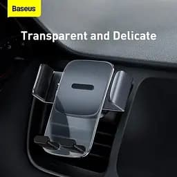 Тримач BASEUS Easy Control Clamp Car Mount Holder SUYK000101 Air Outlet Version - мініатюра 4
