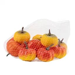 Набір декоративних гарбузиків Elisey Осінній мікс 12 шт, 6 см помаранчевий (9223-042)