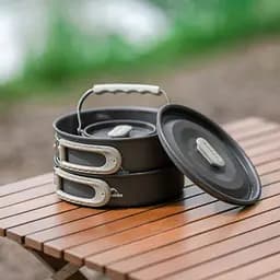 Сковорідка зі складаною ручкою Naturehike CNK2450CF010, 17,5 см, алюміній - мініатюра 5
