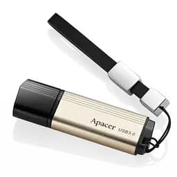 USB флеш накопичувач Apacer 64GB AH353 Champagne Gold RP USB 3.0 (AP64GAH353C-1) - мініатюра 4