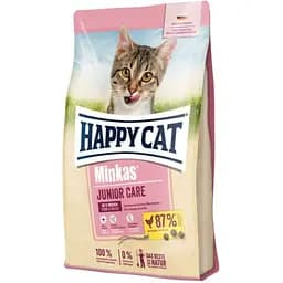 Сухой корм для котят от 4 до 12 месяцев Happy Cat Minkas Junior Care Geflugel, с птицей, 1,5 кг (70374)