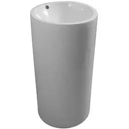 Умивальник підлоговий Mixxus Premium Ellipse-1101 460x460x855 мм з переливом MP6573, Білий