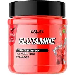 Аминокислота Evolite Nutrition Glutamine Клубника 400 г