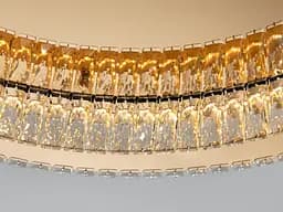 Стельова LED люстра Diasha 587/800G 100W до 22 м2 колір золото - мініатюра 5