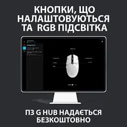 Миша Logitech G102 Lightsync (910-005823) White - мініатюра 9