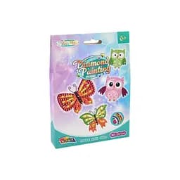 Дитяча алмазна мозаїка "Сови" Bambi FG24030101B-4 фігурки-наклейки