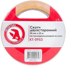 Скотч двосторонній універсальний Intertool 50 мм х 25 м пропілен