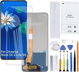 Экран дисплея H&LYCYJ для Oneplus Nord CE 2 Lite 5G CPH2381 CPH2409 ЖК-экран для замены в сборе с комплектом