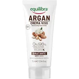 Зволожувальний крем для обличчя Equilibra Argan Line Moisturizing Face Cream 75 мл